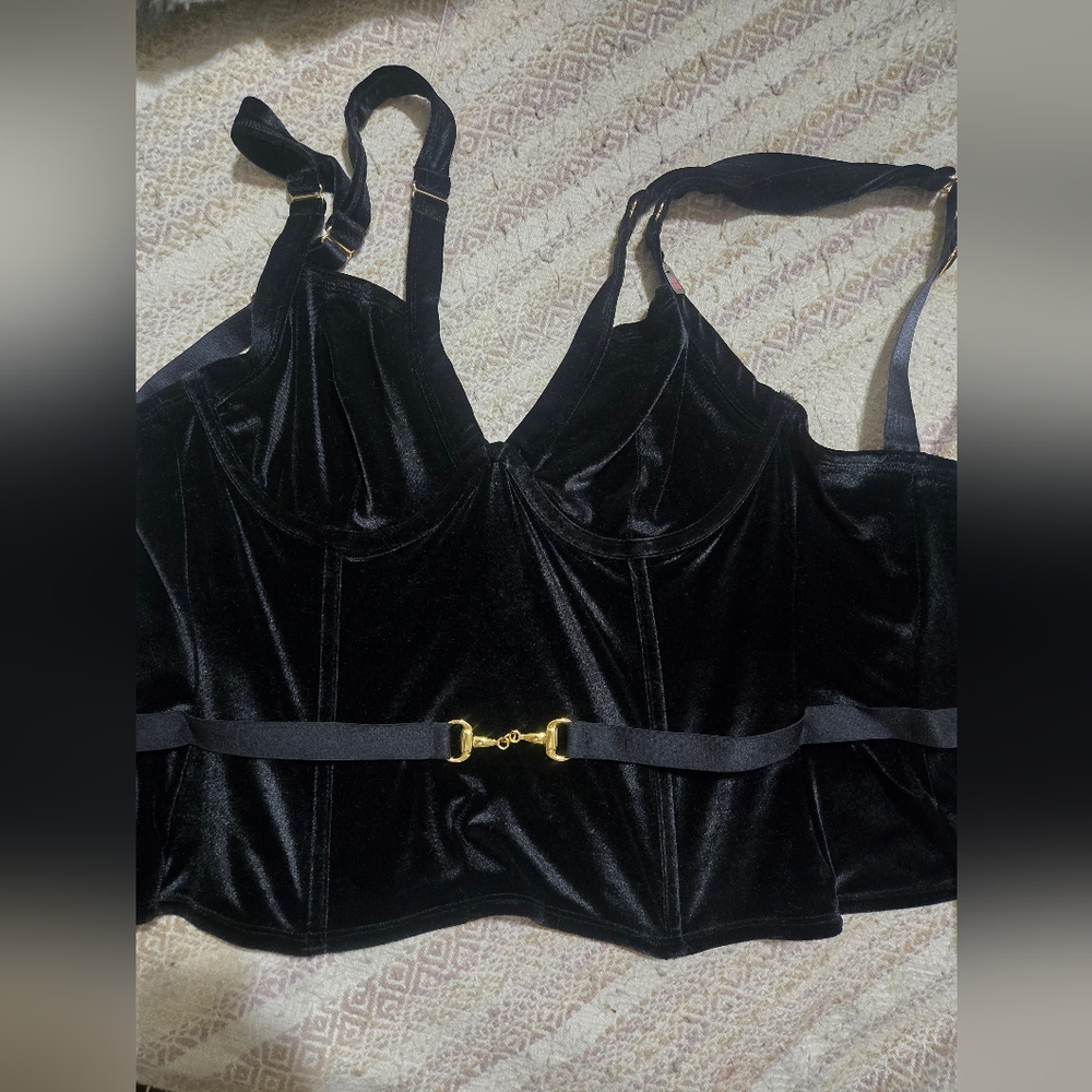 Corset Top Black NWT